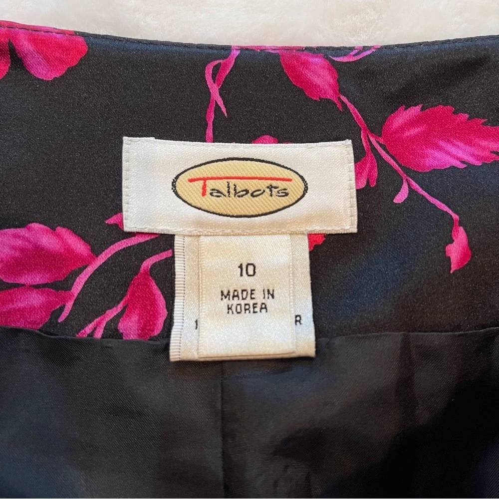 Talbots | A-Line Silk Blend Full Skirt - Picture 4 of 6